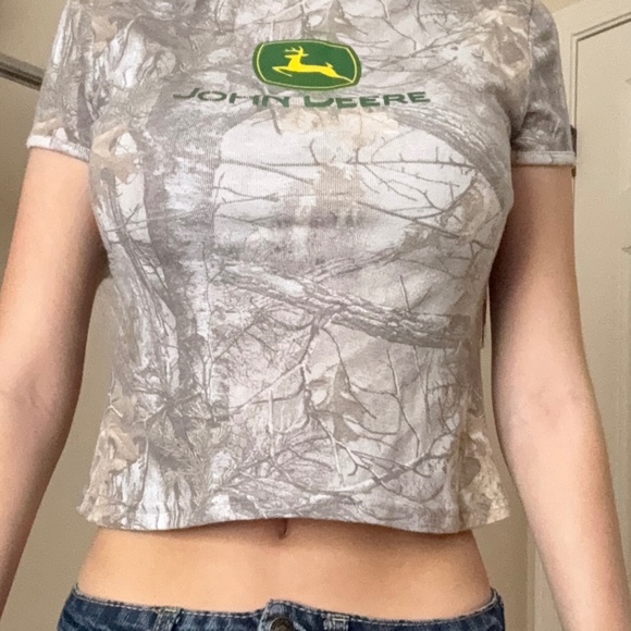 John Deere Tops - John deer camo top